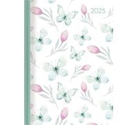 Lady Journal Butterfly 2025 - Agende Lady Journal 10,7 x 15,2 cm