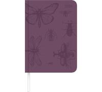 Lady Journal Deluxe Purple 2026 - Taschen-Kalender A6 (10,7x15,2 cm) - Tucson Einband - mit Motivprägung - Weekly - 192 Seiten - Alpha Edition