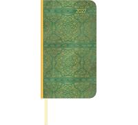 Lady Journal Slim Oriental 2027: Taschenkalender 9x15,6 cm - Wochenplaner mit deutschem Kalendarium, Leseband, Monatsübersicht & Notizbereich, ideal für unterwegs