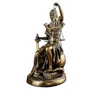Lady Justice Sculpture - Statuetta da Collezione, Statuetta legale 'Avvocato | Bilanciamento con Gli Occhi seduti della Figura in Resina legale, Statua di Avvocato per l'arredamento della casa da