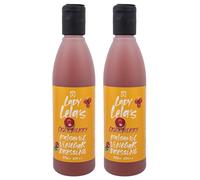 Lady Lela's Condimento Balsamico al Mirtillo Rosso Americano 2x250ml - Crema Balsamica Naturale Italiana, Agrodolce e Aromatica, Ideale per Insalate, Verdure, Formaggi e Dessert Gourmet