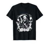 Lady of The Last Breath Grim Reaper Grim Reaper Nero & Bianco Maglietta