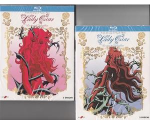 LADY OSCAR LA ROSA DI VERSAILLES di RYOKO IKEDA 6 blu ray in 2 box cofanetto con slipcase collezione serie completa