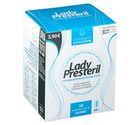 Assorbenti Giorno in Cotone con Ali 10 Pezzi Lady Presteril