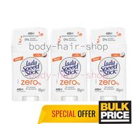 Lady speed stick Zero Fresco Cocco 3-pack N Alluminio Tropicale Fragranza Bulk