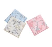 Lady Stamping Flowers Fazzo Fazzolana Donne Cotone Wipe Sudore Bandana Riutilizzabile A Collo Sottile Sciarpe Eleganti Hanky