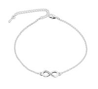 Lady Thin Chain With Rhinestone Inlay Eight Shaped Decor Bracelet Jewellery Gift Nice processing