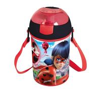 Ladybug - Bottiglia d'acqua pop up, 450 ml