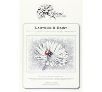 Ladybug & daisy. Cross stitch and blackwork design [Lingua inglese]