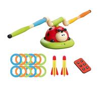 Ladybug Music Jump - Toss Game Game Toys, Garden Toy con telecomando | Giocattoli attivi all'aperto, Game di ad anello di lancio musicale di coccinella - Attività all'aperto Equipaggiamento per il pat