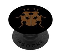 Ladybug Star Dots Cute Whimsy Twee Cottagecore Fairy Grunge PopSockets PopGrip Adesivo
