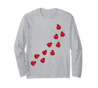 Ladybug y2k Grunge Teen Whimsy Twee Cute 90s 2000s Vintage Maglia a Manica