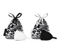 LadyCup Double pack Day and Night vel. S Coppa mestruale Black and white 21,2 ml