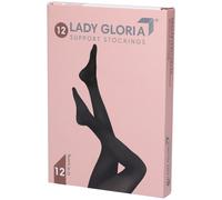 Gloria Med Collant autoreggenti Ladygloria 12 70 den Nero Taglia 4