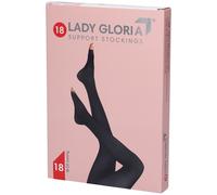 Ladygloria Calze autoreggenti 18 – Punta aperta 140 Den – Taglia 2 – Sahara