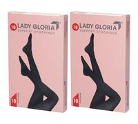 Ladygloria 18 Gambaletto 140 Nero 2 2x1 St