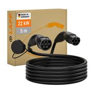 LADYKABEL TYP 2 MOBILITY 22 KW 5 M NERO RICARICA VEICOLI ELETTRICI