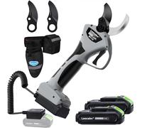 Laecabv 40mm Forbici Potatura Elettriche Professionali, con 2 21V/2Ah Batterie Taglio Progressivo Cesoie Forbice da Potatura er Olivo Vigneto e Giardino