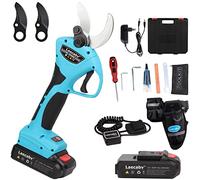 Laecabv Forbici Potatura Elettriche 40mm Progressivo Professionali Cesoie con 2 21V/2Ah batteria per Giardinaggio Ulivi Albero da frutta vigneto (LA40)