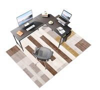 Laegnfho Tappeto Salvapavimento Antiscivolo Tappeto Sedia Ufficio Gaming, Protettore del Pavimento Tappetino per Sedia da Ufficio con Ruote per Parquet Pavimenti Duri 120 x 140 cm