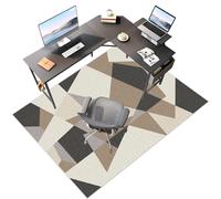 Laegnfho Tappeto Salvapavimento Tappeto Sedia Ufficio Antiscivolo 120 x 140 cm Ufficio Protettore del Pavimento Tappeto per Sedia con Ruote Tappeto Sedia Gaming Pavimenti per Parquet e Pavimenti Duri