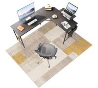 Laegnfho Tappeto Sedia Ufficio Tappeto Salvapavimento Antiscivolo Ufficio Protettore del Pavimento Tappeto per Sedia con Ruote Tappeto Sedia Gaming Pavimenti per Parquet e Pavimenti Duri 70 x 120 cm