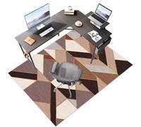 Laegnfho Tappeto Sedia Ufficio Tappeto Salvapavimento Antiscivolo Ufficio Protettore del Pavimento Tappeto per Sedia con Ruote Tappeto Sedia Gaming Pavimenti per Parquet e Pavimenti Duri 90 x 140 cm