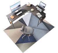 Laegnfho Tappeto Sedia Ufficio Tappeto Salvapavimento Antiscivolo Ufficio Protettore del Pavimento Tappeto per Sedia con Ruote Tappeto Sedia Gaming Pavimenti per Parquet e Pavimenti Duri 120 x 140 cm