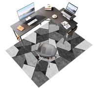 Laegnfho Tappeto Sedia Ufficio Tappeto Salvapavimento Antiscivolo Ufficio Protettore del Pavimento Tappeto per Sedia con Ruote Tappeto Sedia Gaming Pavimenti per Parquet e Pavimenti Duri 160 x 180 cm