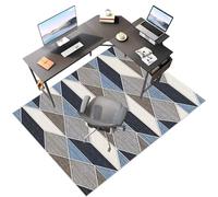Laegnfho Tappeto Sedia Ufficio Tappeto Salvapavimento Antiscivolo Ufficio Protettore del Pavimento Tappeto per Sedia con Ruote Tappeto Sedia Gaming Pavimenti per Parquet e Pavimenti Duri 140 x 160 cm