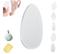 Laenia Nanoglass Foot File, Glass Foot Files For Feet, Feetytm Nanoglass Foot-File, Heel Correction, Shower Foot Scrubber Dead Skin Remover, For Cracked Heels (Flat edge,Egg-E)