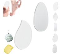 Laenia Nanoglass Foot File, Glass Foot Files For Feet, Feetytm Nanoglass Foot-File, Heel Correction, Shower Foot Scrubber Dead Skin Remover, For Cracked Heels (Flat edge,D+E)