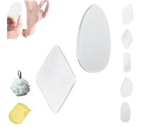 Laenia Nanoglass Foot File, Glass Foot Files For Feet, Feetytm Nanoglass Foot-File, Heel Correction, Shower Foot Scrubber Dead Skin Remover, For Cracked Heels (Flat edge,B+E)