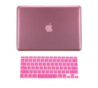 Laentina TopCase A1278 - Cover rigida 2 in 1 per MacBook Pro da 13", colore: Rosa trasparente