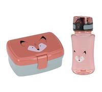 LÄSSIG Set pranzo con contenitore per il pranzo e borraccia (460 ml)/About Friends Fox