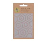 LÄSSIG Adesivo riflettente borsa passeggino autoadesivo - Pimp your Bag/Reflective Sticker Hexagon