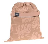 Lässig borsa da ginnastica School String Bag Bold Leaves Caramel