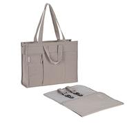 Lässig Borsa fasciatoio con fasciatoio, attacco per carrozzina, prodotta in modo sostenibile/Tote Up Bag tortora