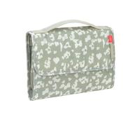 LÄSSIG Borsa per pannolini con fasciatoio con scomparto per le salviette umidificate da portare in viaggio/Changing Pouch XL Leo light khaki