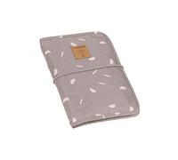 LÄSSIG Borsa per pannolini con fasciatoio e scomparto per le salviette umidificate da portare in viaggio/Changing Pouch Blocks Taupe