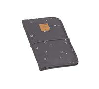 LÄSSIG Borsa per pannolini con fasciatoio e scomparto per le salviette umidificate da portare in viaggio/Changing Pouch Universe Anthracite