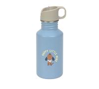 LÄSSIG Bottiglia per bere in acciaio inox senza BPA 500ml per bambini asilo nido scuola materna a prova di perdite con tappo sportivo per bere/Bottle Stainless Steel Pattern Party blue/green