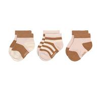 LÄSSIG Calzini da ginnastica per bambini Set di 3/ Rosa Caramello Taglia 19-22