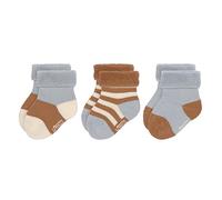LÄSSIG Calzini in spugna per bambini Set di 3/ Azzurro Caramello Taglia 15-18