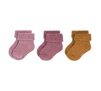 LÄSSIG Calzini in spugna per bambini Set di 3/ Palissandro Taglia 15-18