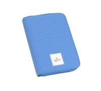 LÄSSIG Custodia per libretto di gravidanza, cartellina portadocumenti con cerniera Blue | Custodia per il libretto sanitario del bambino, organizer per i documenti della gravidanza