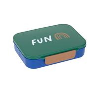 LÄSSIG Lunch Box Bambini, Bento con Divisorio Rimovibile per la Merenda | Pratica lunch box per bambini con divisorio rimovibile, ideale per separare gli alimenti e mantenere tutto fresco e ordinato
