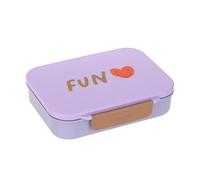 LÄSSIG Lunch Box Bambini, Bento con Divisorio Rimovibile per la Merenda | Pratica lunch box per bambini con divisorio rimovibile, ideale per separare gli alimenti e mantenere tutto fresco e ordinato