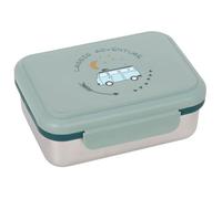 LÄSSIG Lunch Box Bambini in Acciaio Inox con Divisorio Rimovibile | Robusta e infrangibile, con divisorio rimovibile e lavabile in lavastoviglie, ideale per scuola e asilo