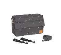 LÄSSIG, organizer per passeggino per bambini, borsa a tracolla, con attacco per passeggino, stile casual, colore antracite